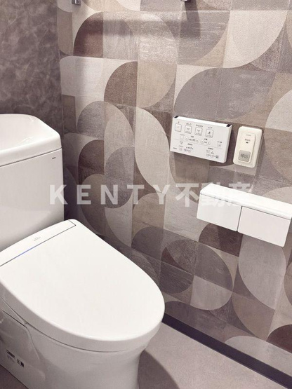 【トイレ】 | シティコート目黒4号棟 | 落ち着いた色調のトイレです