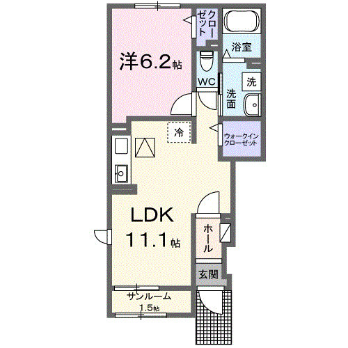 ドエル　Ｆ・Ｔ・Ｋ　Ⅵ番館の間取り