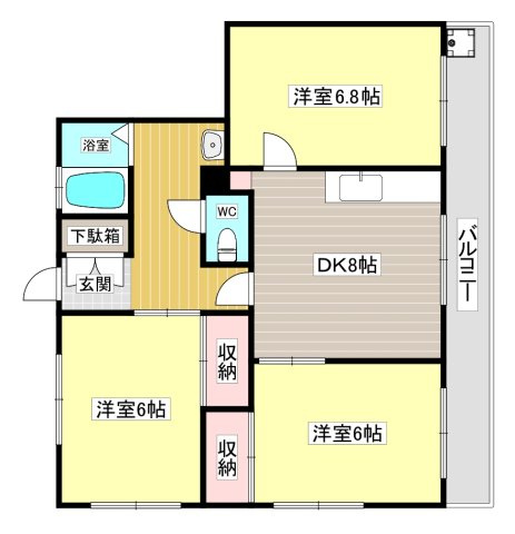 【間取り】 | エーシーマンション