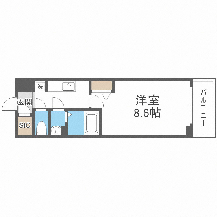 J-ARC天王寺EASTの間取り