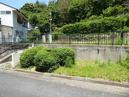 安佐北区口田5丁目の前面道路含む現地写真