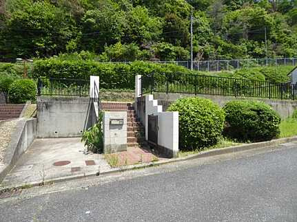 安佐北区口田5丁目の前面道路含む現地写真