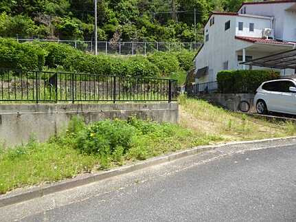 安佐北区口田5丁目の前面道路含む現地写真