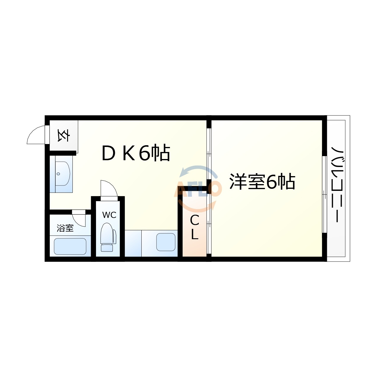 グランデール英Ⅱの間取り