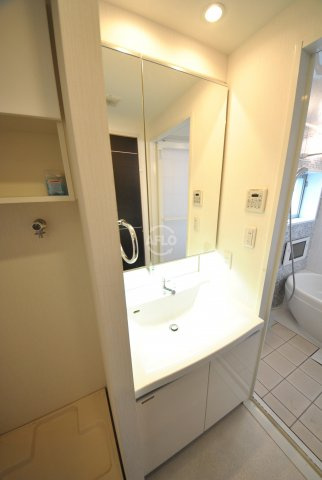 エステムプラザ心斎橋エグゼ　南小学校区の独立洗面台|エステムプラザ心斎橋エグゼ　独立洗面台