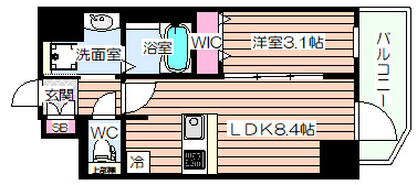 【間取り】 | プレサンス塚本アクミリオン