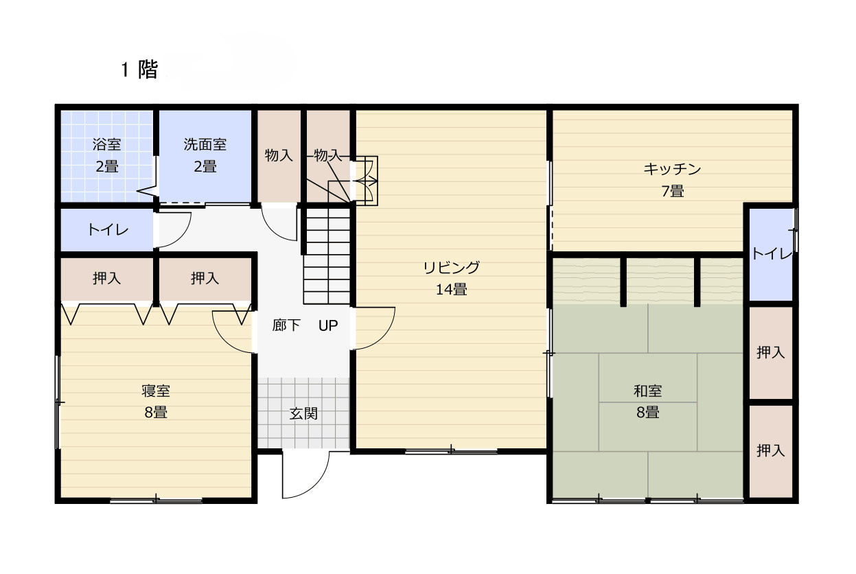 米沢市成島町３丁目　二階建て中古住宅