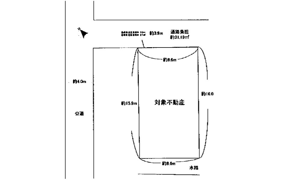 安芸区矢野西1丁目の土地図