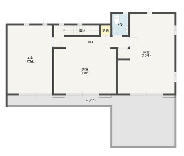 【間取り】 | ２階平面図