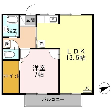山田アパートの間取り