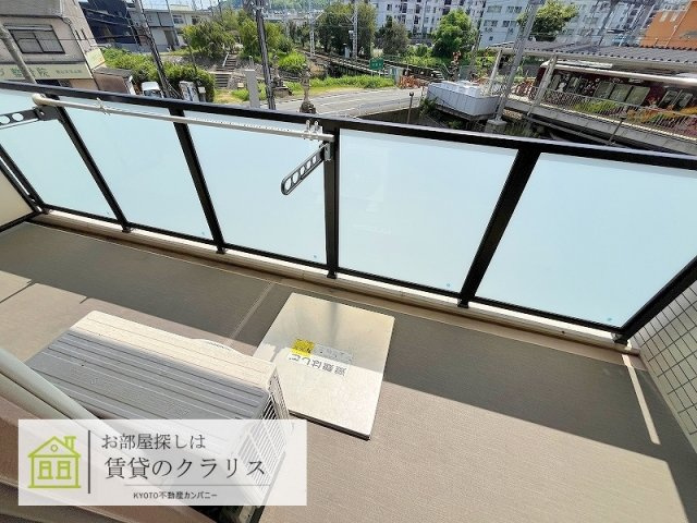 京都六三館のバルコニー