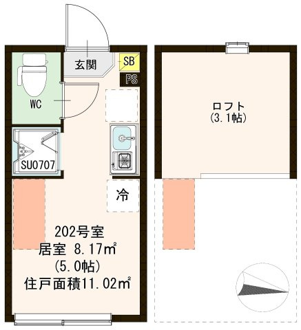 【間取り】 | Casa Nakamurabashi