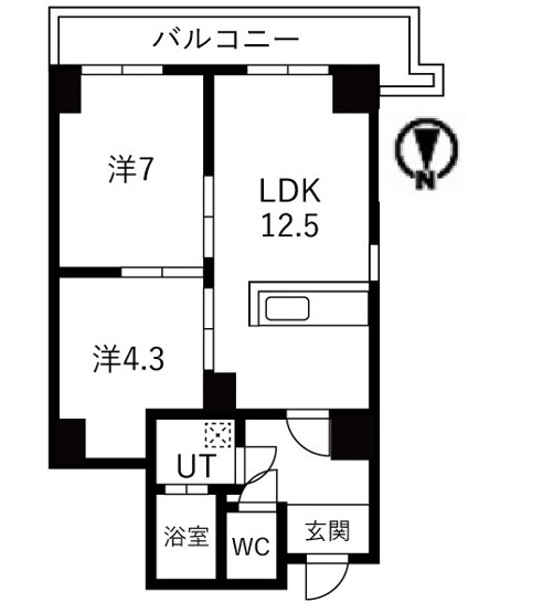【間取り】 | シティコート目黒４号棟