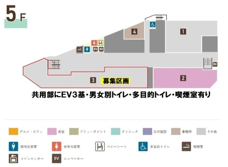 ひらかたサンプラザ３号館の間取り