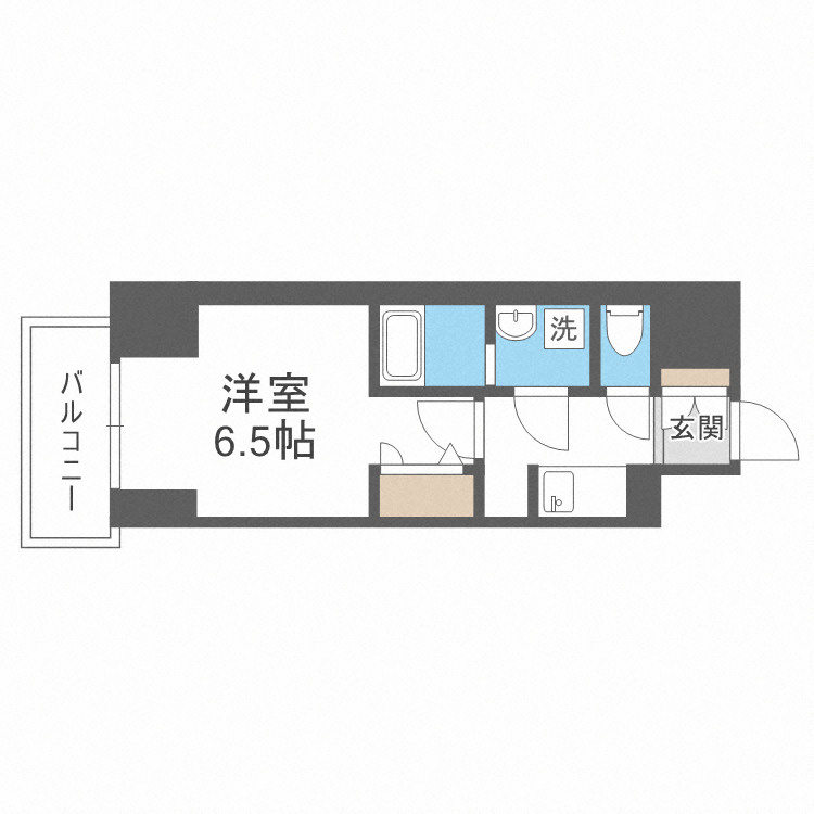 S-RESIDENCE福島玉川Tresの間取り