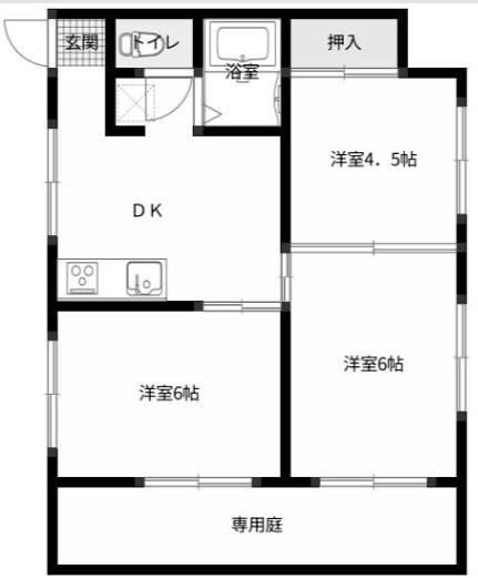 ラ　ドーレの間取り
