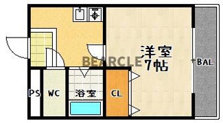 【間取り】 | クローバー椥辻