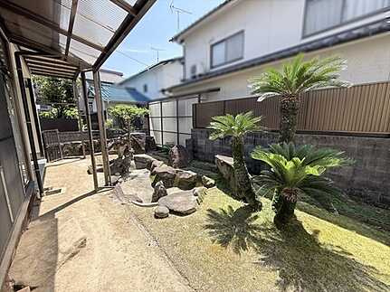 温品5丁目の庭