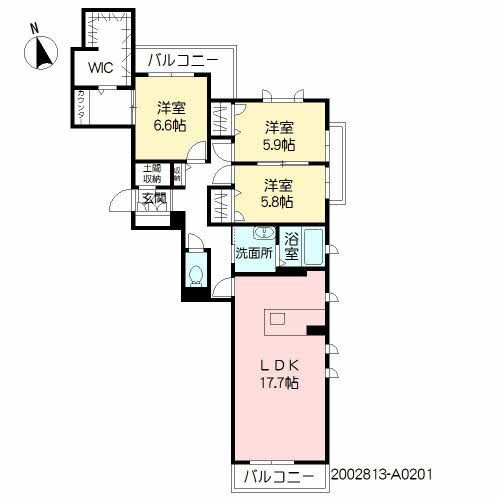 ベレオ合川の間取り|使い勝手の良い間取りです♪