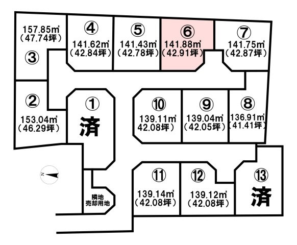 松前町南黒田 13区画 （555387）の詳細 | 不動産売買・住宅情報ならSUMiTAS