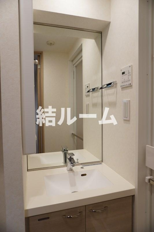 板橋区高島平７丁目の賃貸マンションの洗面所