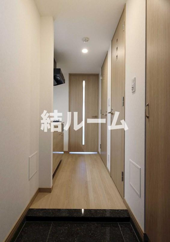 板橋区高島平７丁目の賃貸マンションの玄関