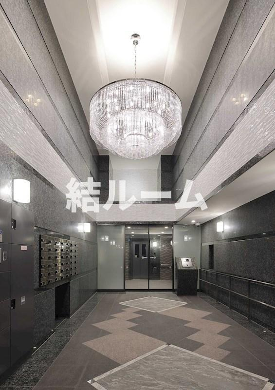 板橋区高島平７丁目の賃貸マンションのロビー