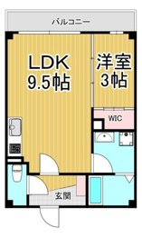 ルクス西宮北口の間取り