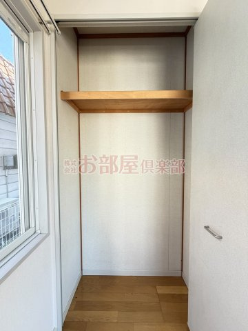 グリーンライフ長門石A棟の収納|専用の収納スペースです