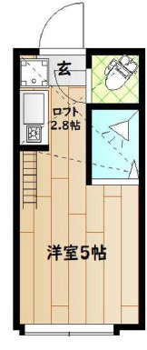 中野区野方１丁目のアパートの間取り