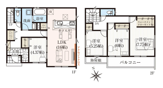 【間取り】 | 高知市介良乙/2区画
