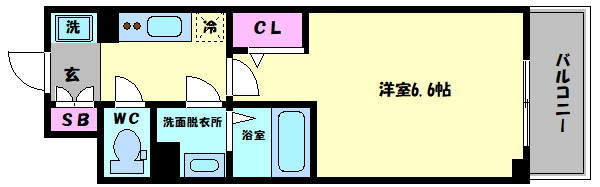 エスリードレジデンス大阪本町の間取り|エスリードレジデンス大阪本町　間取り
