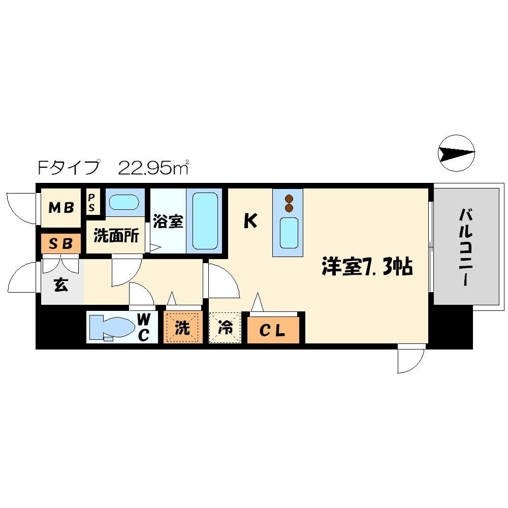 プレサンスタワー北浜の間取り|プレサンスタワー北浜　間取り