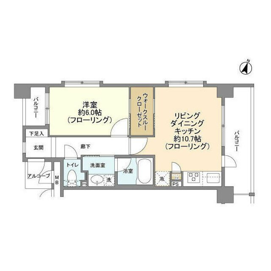 【間取り】 | エクセレント笹塚