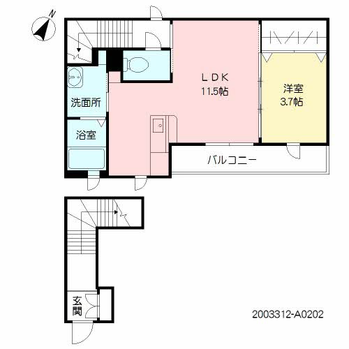 シャーメゾン花畑の間取り