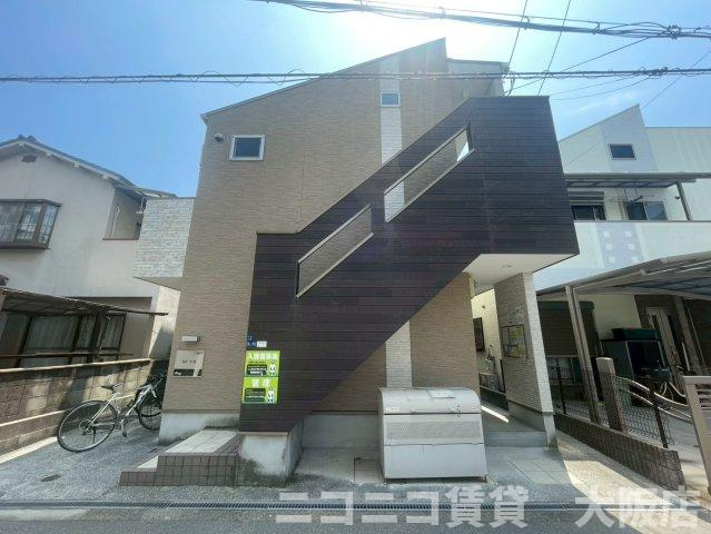 大阪市西淀川区千舟３丁目のアパートの外観