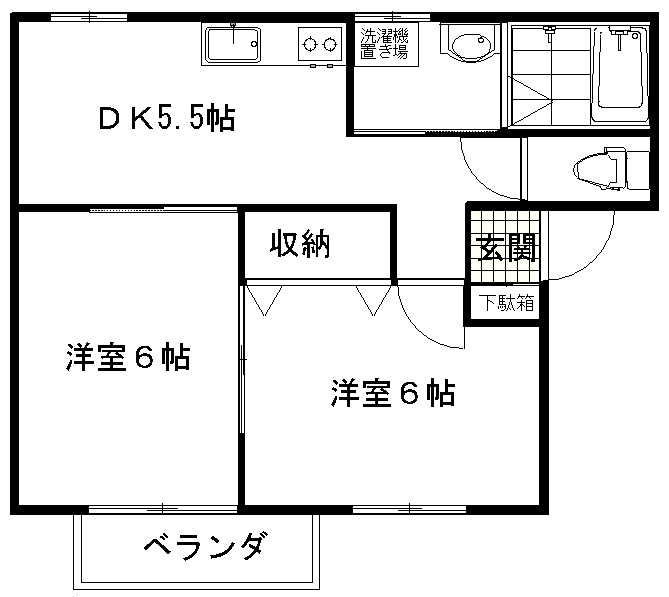 クラブボヌールの間取り