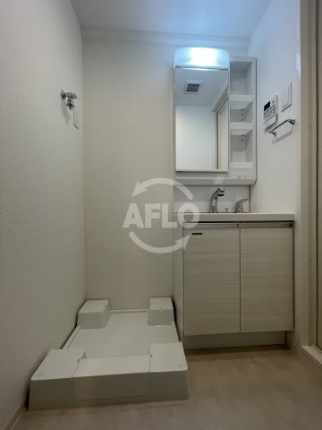 S-RESIDENCE難波大国町Unoの洗面所|S-RESIDENCE難波大国町Uno（エスレジデンスナンバダイコクチョウウーノ）　洗濯パン