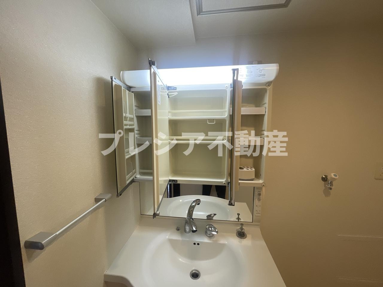 デセンテ甲子園口の洗面所