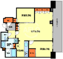 【間取り】 | グランドメゾン新梅田タワー THE CLUB RESIDENCE　間取り