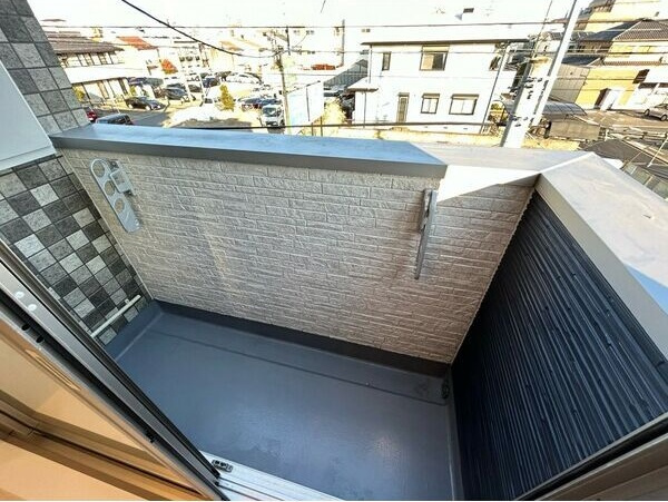 ハーモニーテラス長筬町Ⅱのバルコニー