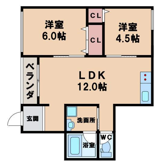 【間取り】 | ＳＡＫＡＩ南田辺ハイツ　南棟