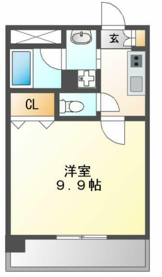 Ｃｈｅｒｒｙ　Ｓｕｉｔｅの間取り