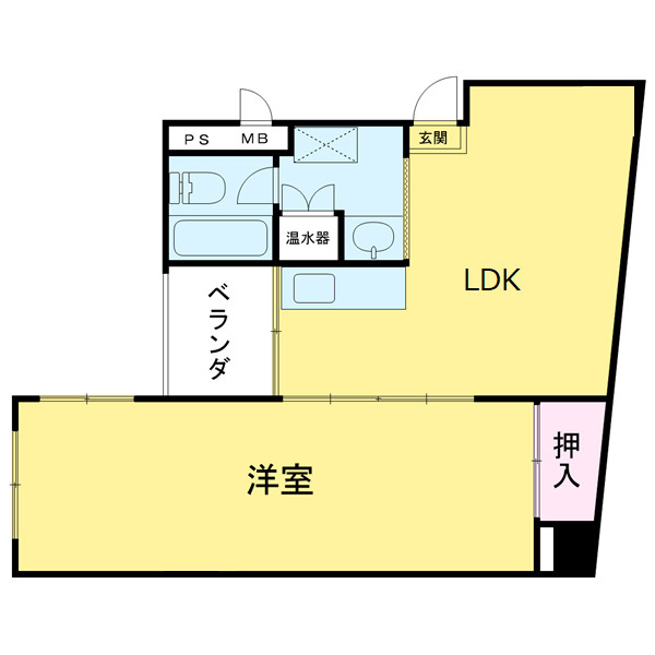 イヌイハイム市谷の間取り