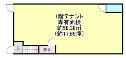 湖南市水戸町の事務所の間取り