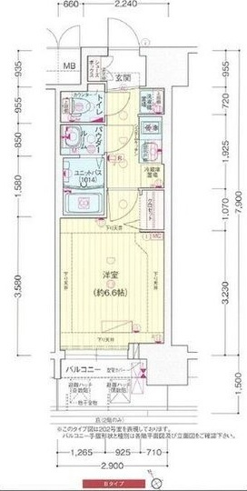 プレサンス大国町アドロッソの間取り