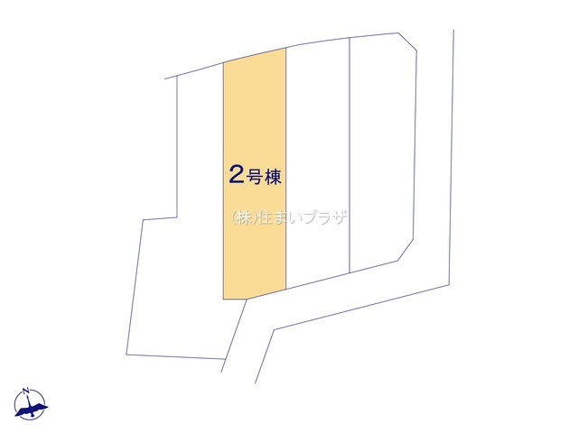 仲介手数料無料）江南市小杁町の区画図