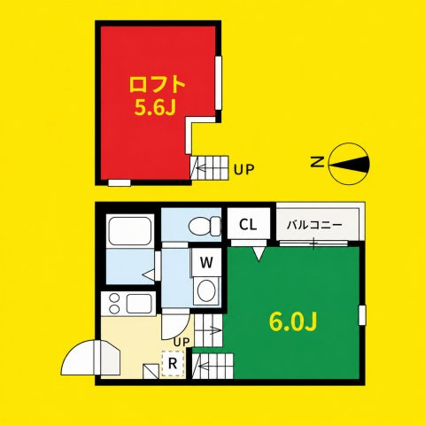 サダルスウド　名古屋市賃貸　仲介手数料無料の間取り