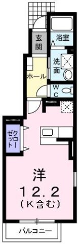 ハピネスプラージュの間取り