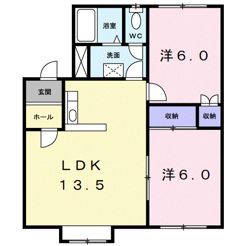 クレストール石山の間取り